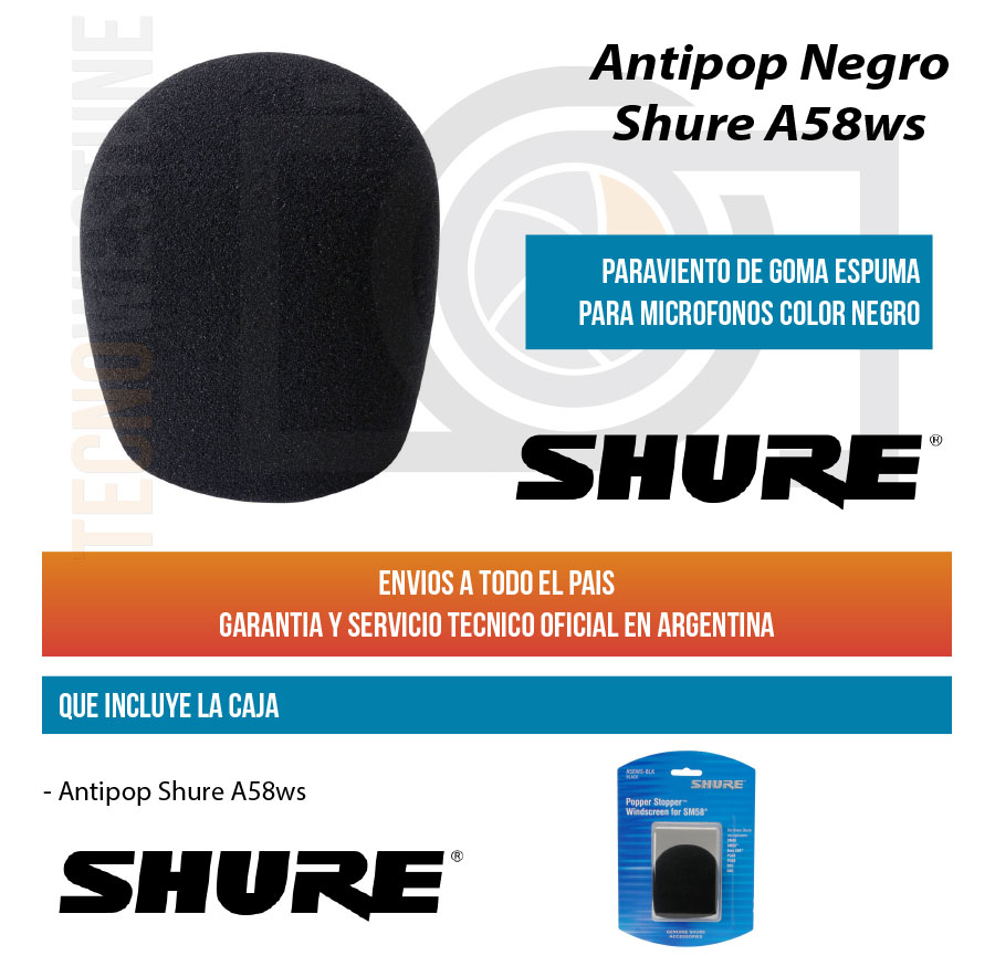 Shure-A58ws-negro