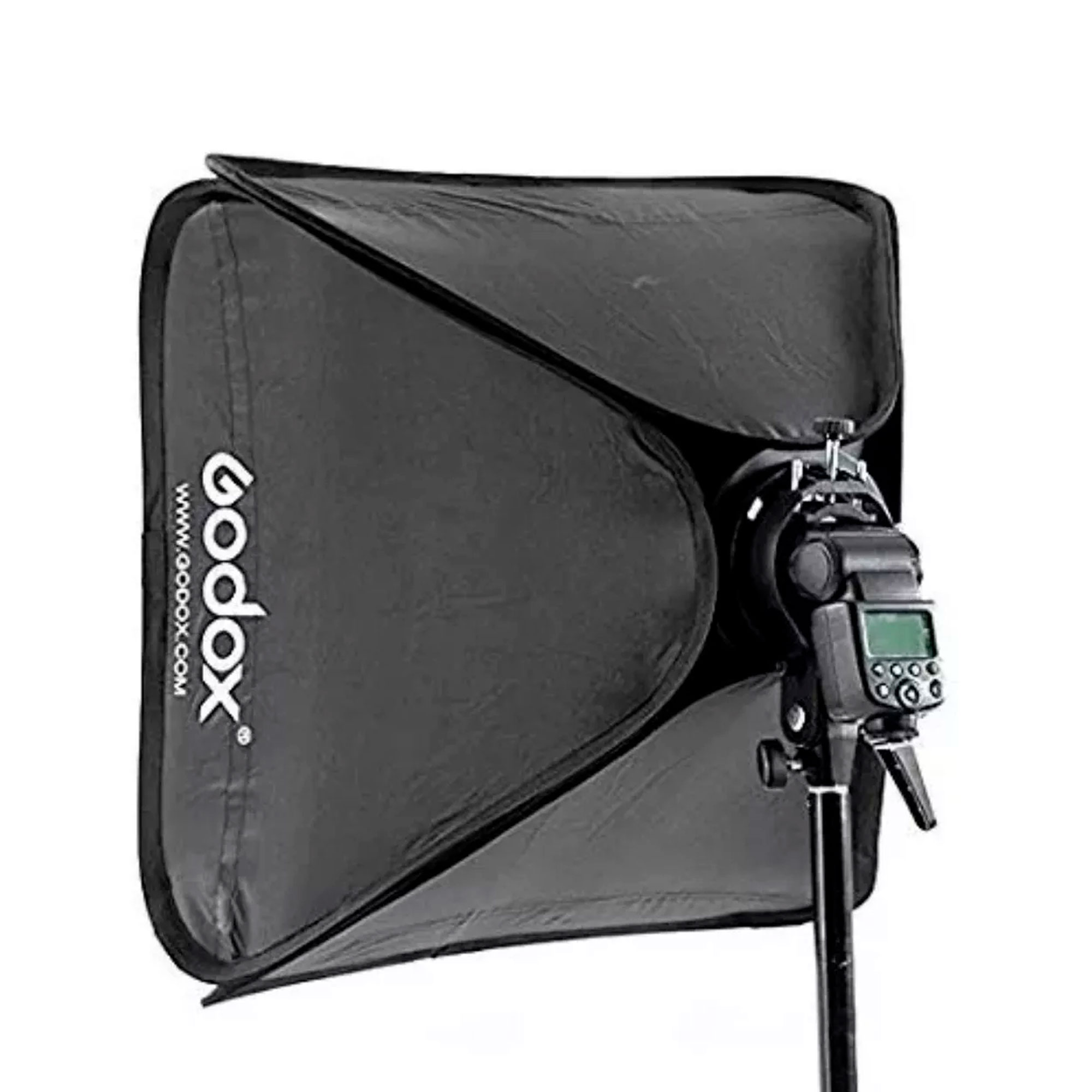 Godox Softbox 60x60 Con Grid+ Adaptador Bowens Para Flash Cabeza  Rectangular y Redonda