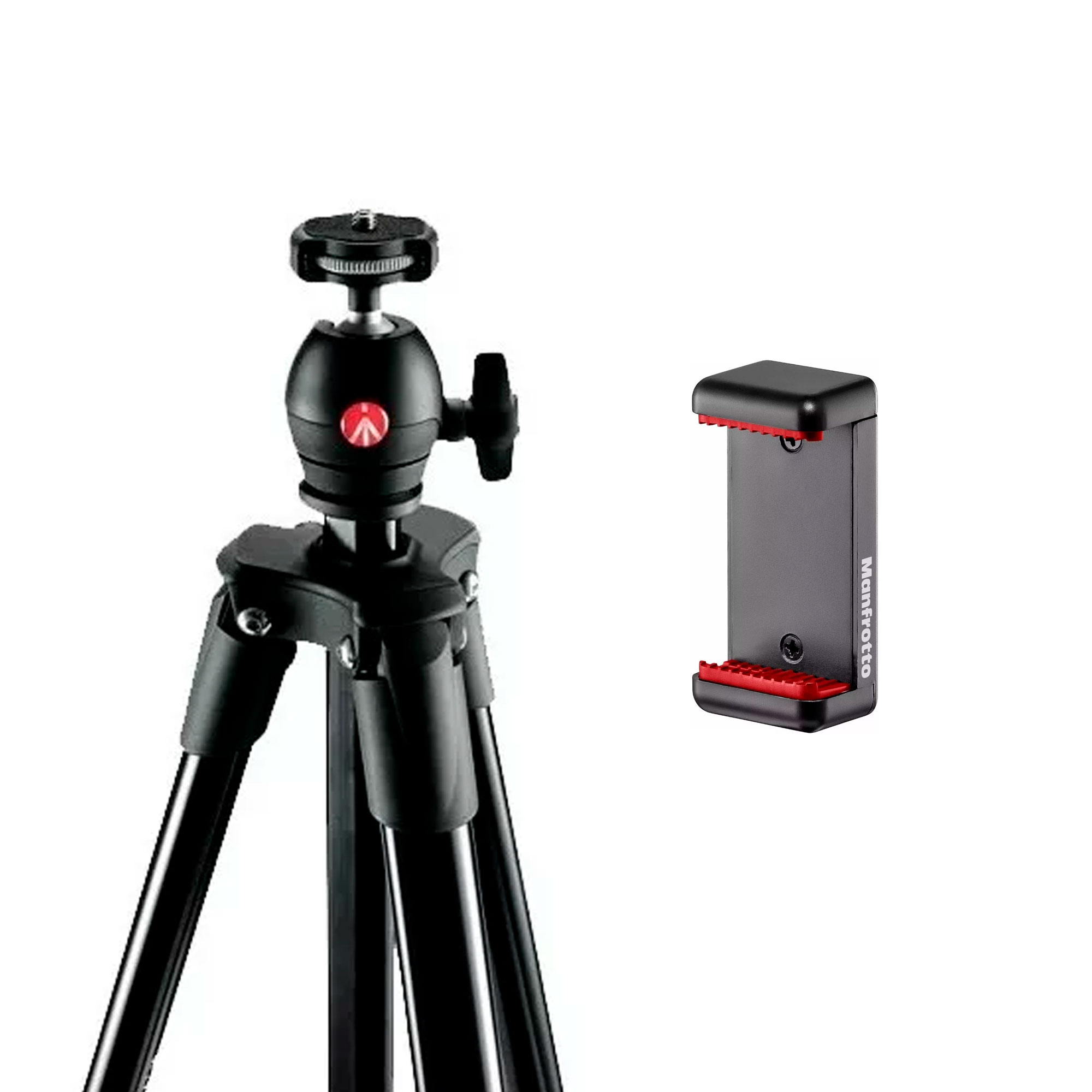 Tripode Celular Manfrotto Compact Light + Soporte Smartphone - TecnoWestune  Store