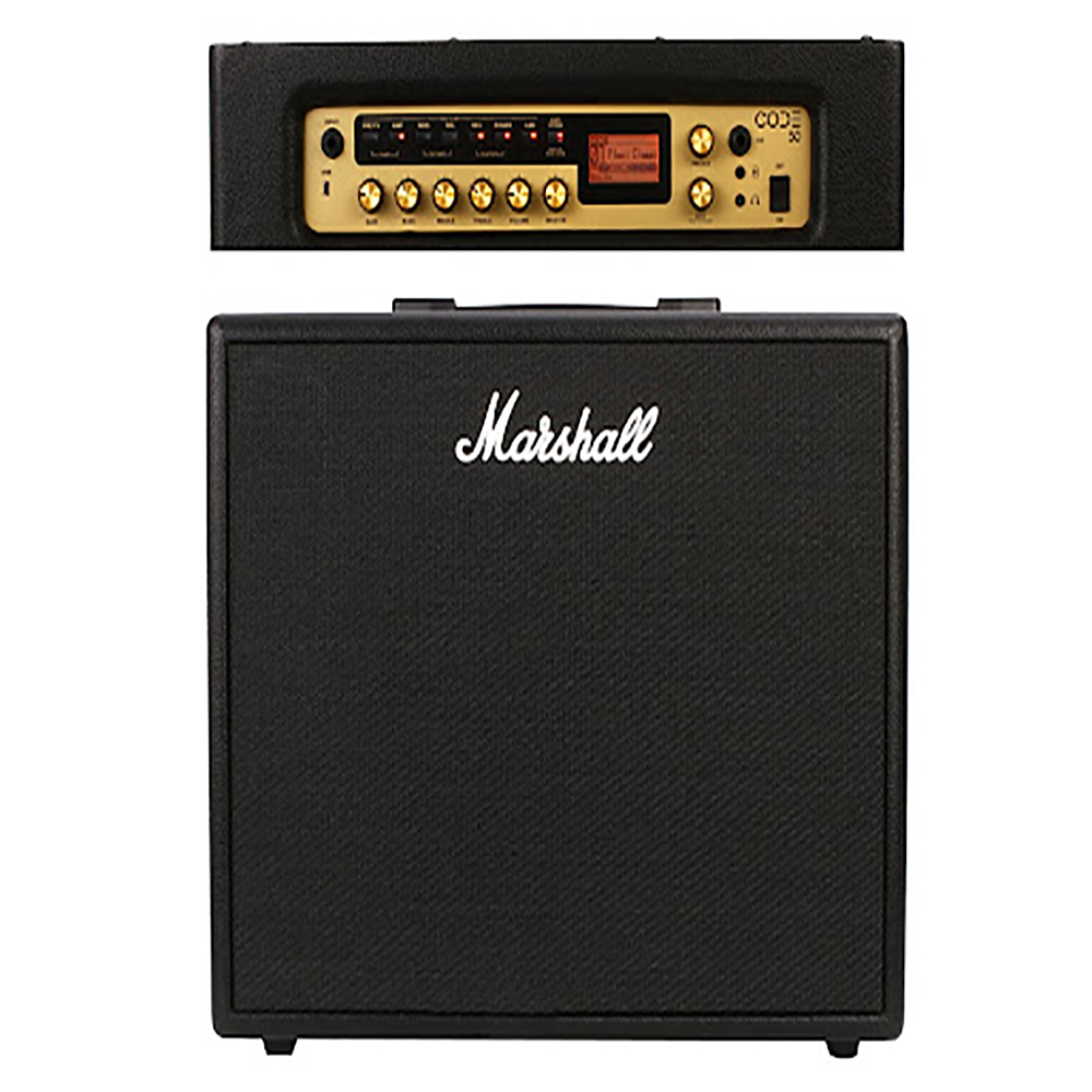 AMPLIFICADOR PARA GUITARRA ELECTRICA MARSHALL 50W CODE50 – Electro Store