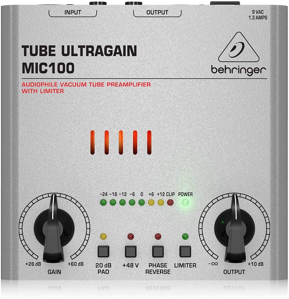 Pre Amplificador Valvular Behringer Mic2200 De Microfono – MusiCosas