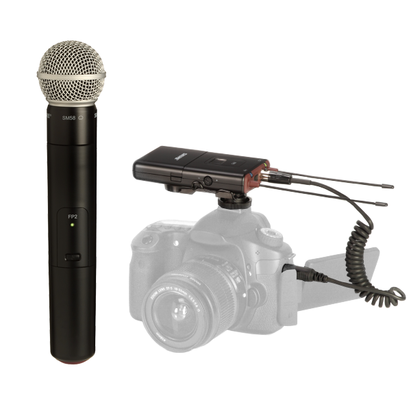 SHURE Micrófono Vocal Inalámbrico de Mano - Sistema SM58 Digital