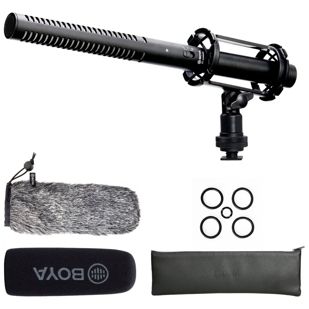 Microfono Shotgun BOYA BY-BM6060 XLR - Super Cardioide Per Video E Interviste