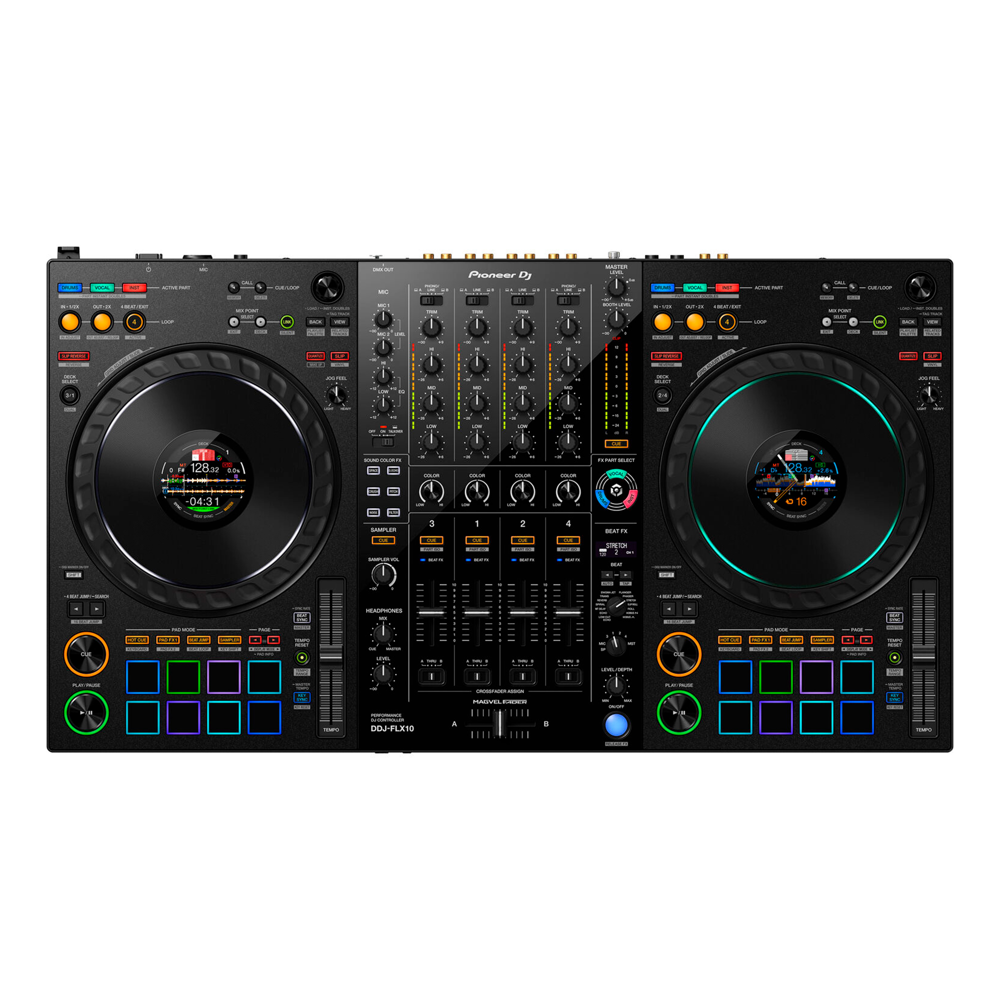 Mezcladora Controlador Pioneer Dj DDJ-FLX10 4 Canales