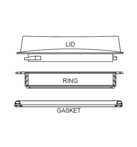 Schemi del prodotto Set Coperchio + Anello