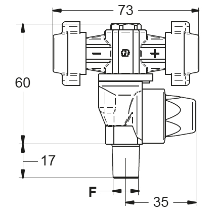 Schemi del prodotto Portaugello atomizzatore doppio con antigoccia e girelli