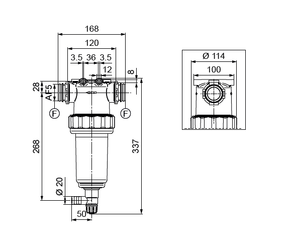 Schemi del prodotto FILTRO DI MANDATA AF5 AUTOPULENTE