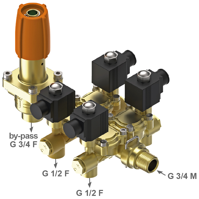 Foto del prodotto Gruppo per atomizzatore 4 vie a pressione costante