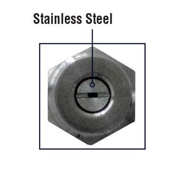 Highlights of the product ML STAINLESS STEEL NOZZLE  - 1/8 NPT M