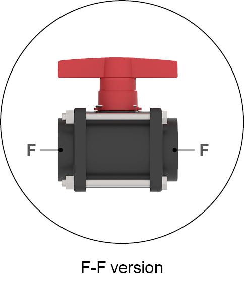 Highlights of the product 2 Ways Bolted Ball Valve