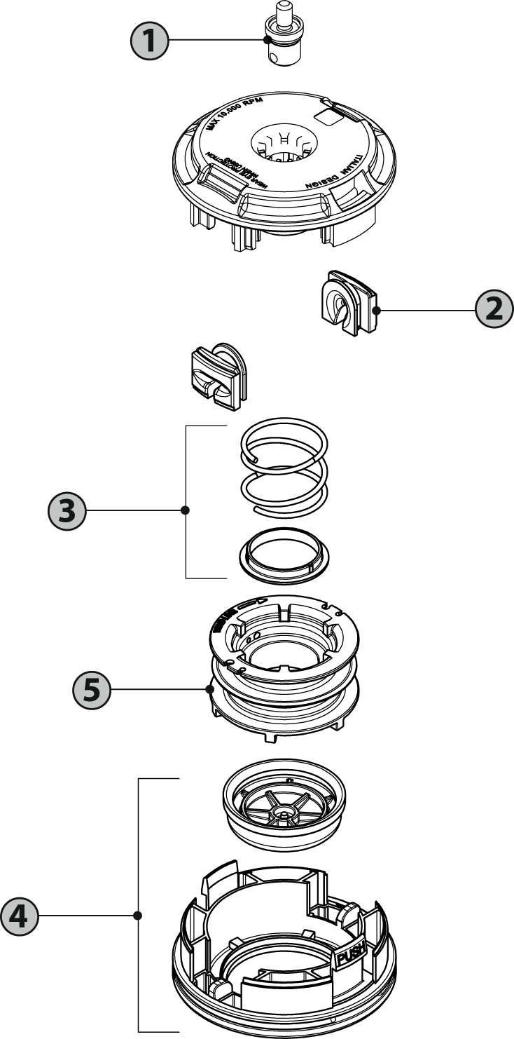 Black & Decker GH1000 Type 2 Parts Diagrams