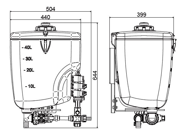 Highlights of the product GeoMix 4 40l