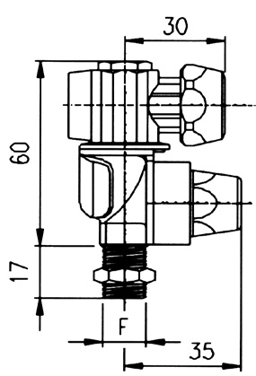 Schemi del prodotto Portaugello atomizzatore singolo con antigoccia e ghiere