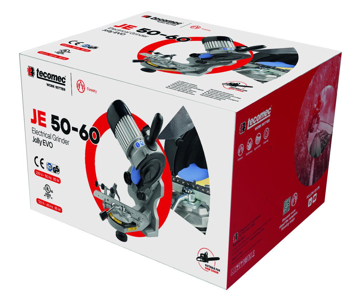 Electric chain grinder JE 50-60 | TECOMEC