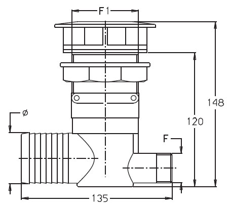 Schemes of the product Antivortex suction Kit with antipollution outlet