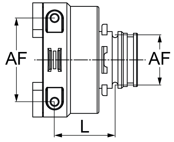 Schemes of the product Female and male reducer