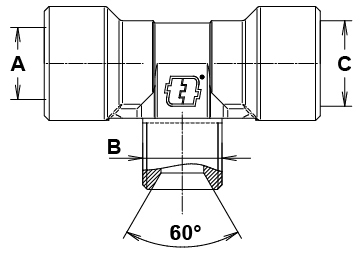Schemi del prodotto RACCORDI A “T”