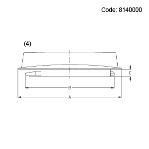 Schemi del prodotto Coperchi per cisterne serie Manta 140