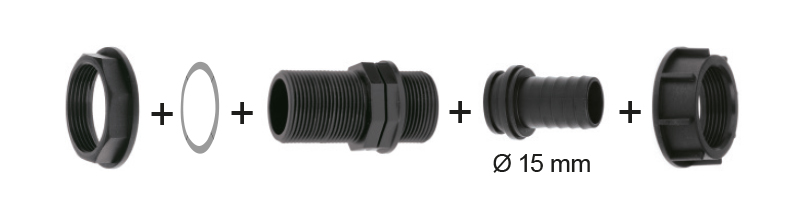 Optional related accessory for the product Rotational spray head