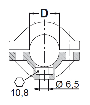Schemes of the product Flat seat clamp