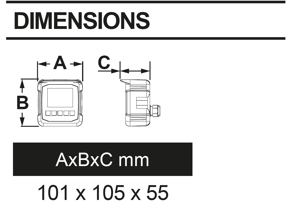 Schemes of the product Spray Rate Mini CS