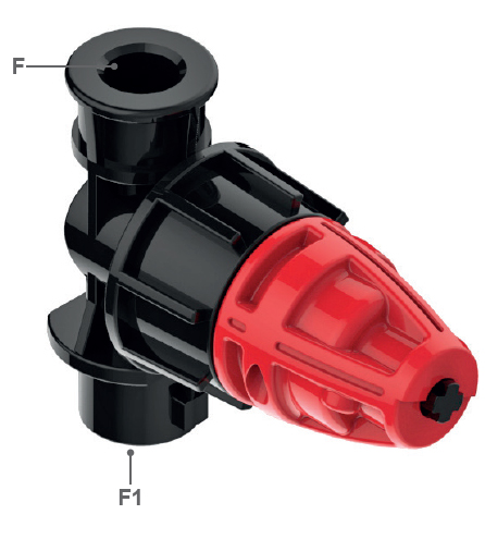 Photo of the product Nozzle holders with diaphragm check-valve