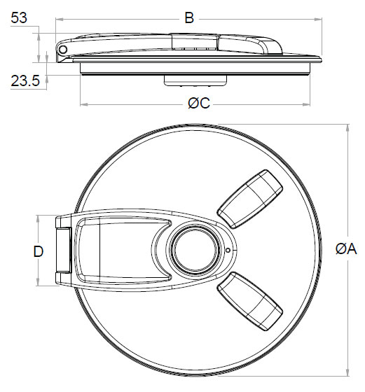 Schemi del prodotto Coperchio per cisterne