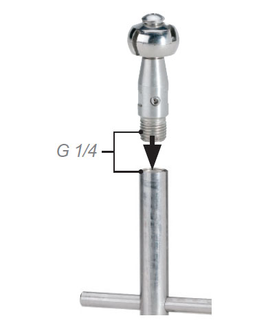 Highlights of the product Rinsing head valve