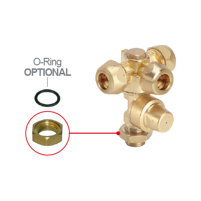 Foto del prodotto Portaugello atomizzatore triplo con antigoccia e ghiere