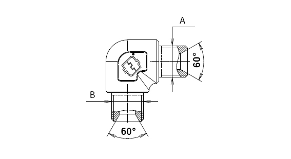 Schemi del prodotto RACCORDI A “L”