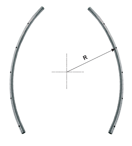 Photo of the product AISI 304 stainless steel curved