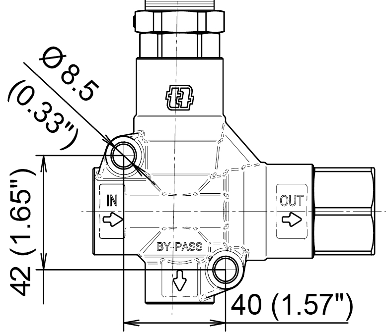 Schemes of the product VHP60 without knob