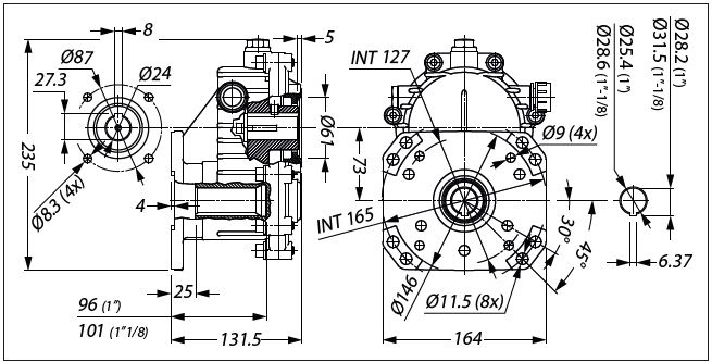 Schemes of the product RGB 18 A