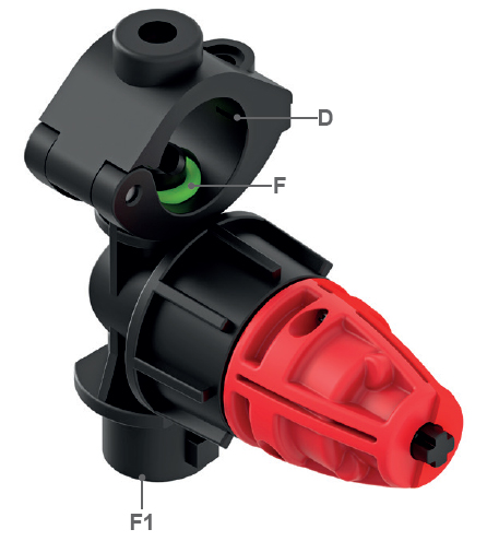 Photo of the product Nozzle holders with diaphragm check-valve