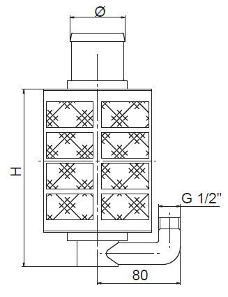 Schemes of the product Stainless steel ejector