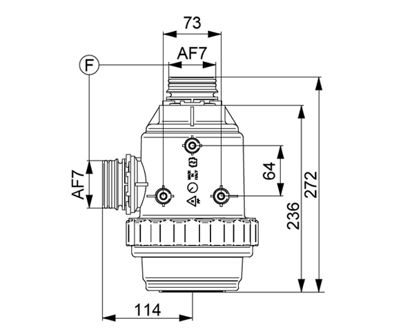 Schemi del prodotto Filtro di aspirazione 220 l/min - AF