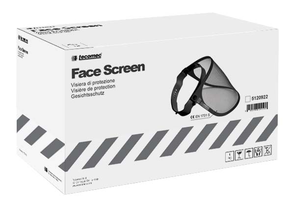 Safety and comfort Face shield - Mesh screen