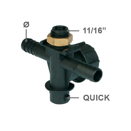 Photo of the product Nozzle holders with diaphragm for dry booms