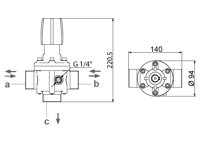 Schemes of the product Manual diaphragm pressure relief valve