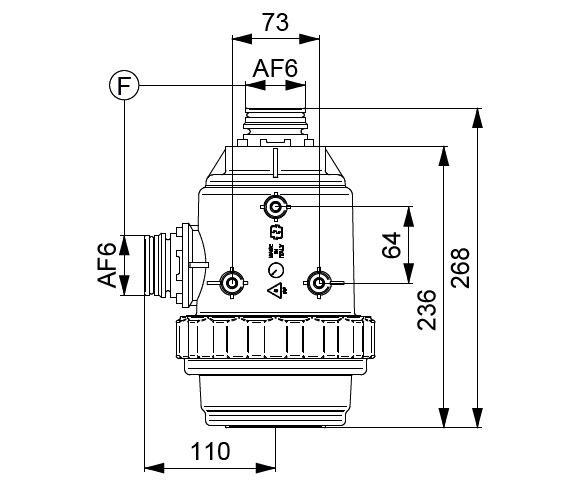 Schemi del prodotto Filtro di aspirazione 180 l/min. - AF