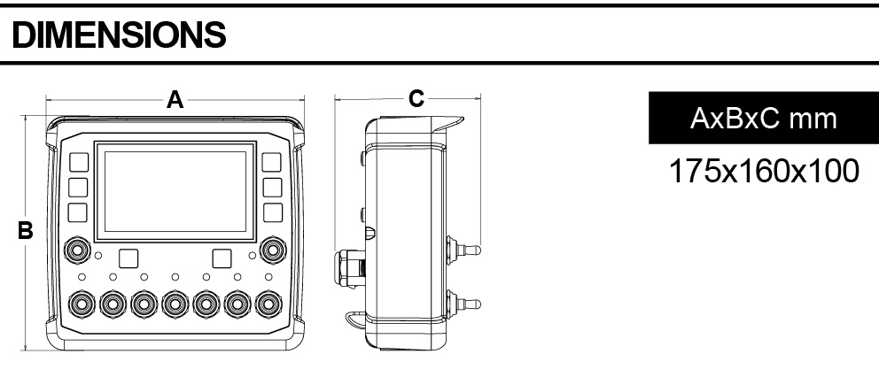 Schemi del prodotto Spray Rate CS