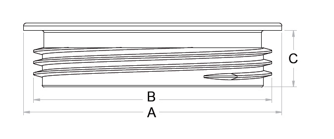 Schemes of the product Closed threaded cover