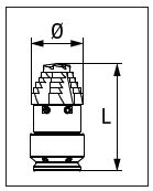Schemes of the product REACTION NOZZLES SNDH 