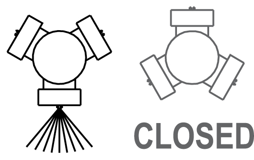 Dettagli in evidenza del prodotto MULTIJET Dry Boom Fixing - 3 ugelli