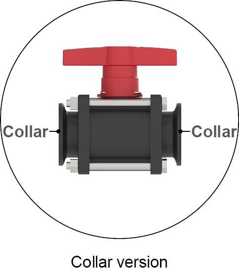 Highlights of the product 2 Ways Bolted Ball Valve