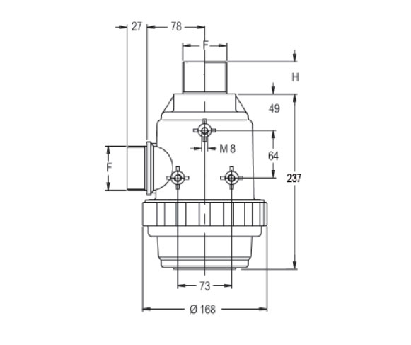 Schemi del prodotto Filtro di aspirazione 220 l/min