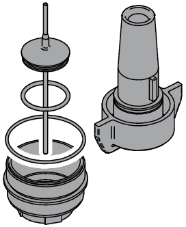Ricambi correlati per il prodotto Filtro di aspirazione con valvola 220 l/min - AF