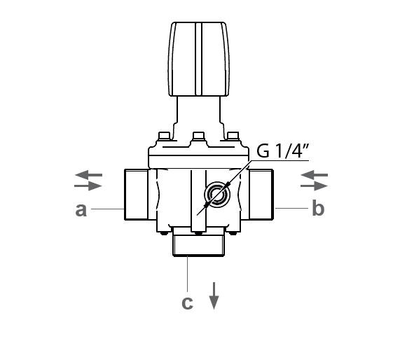 Schemes of the product Manual diaphragm pressure relief valve