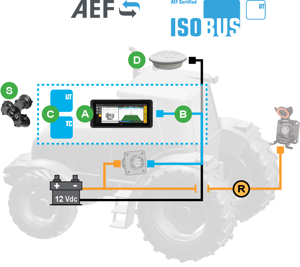 Schemi del prodotto AgroNave 12 UW ISOBUS