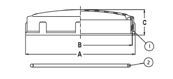 Schemes of the product Closed threaded cover